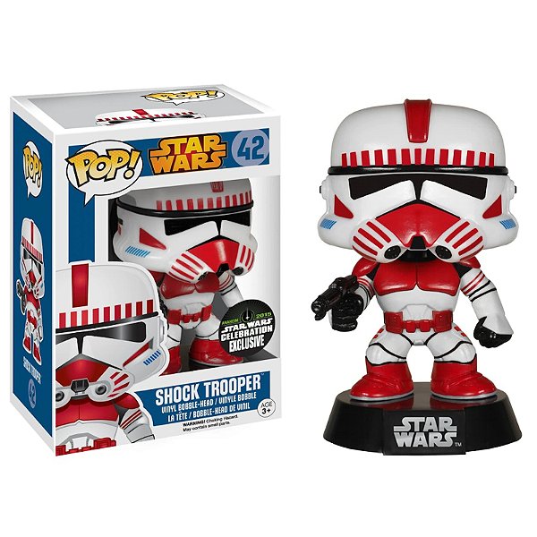 Funko Pop! Television Star Wars Shock Trooper 42 Exclusivo