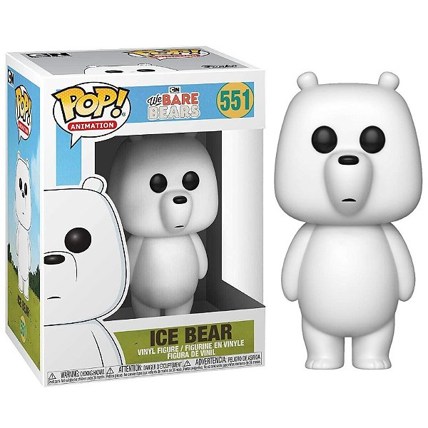 Funko Pop! Ursos Sem Curso We Bare Bears Ice bear 551