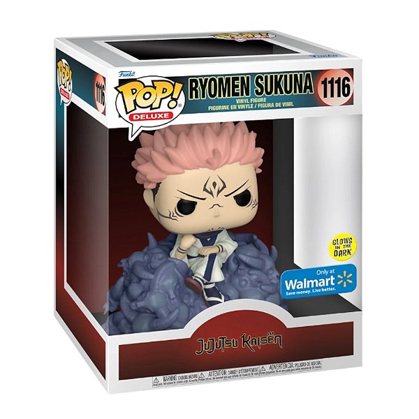 Funko Pop! Deluxe Animation Jujutsu Kaisen Ryomen Sukuna 1116 Exclusivo Glow