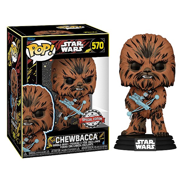 Funko Pop! Star Wars Chewbacca 570 Exclusivo Original Colecionavel - Moça  do Pop - Funko Pop é aqui!