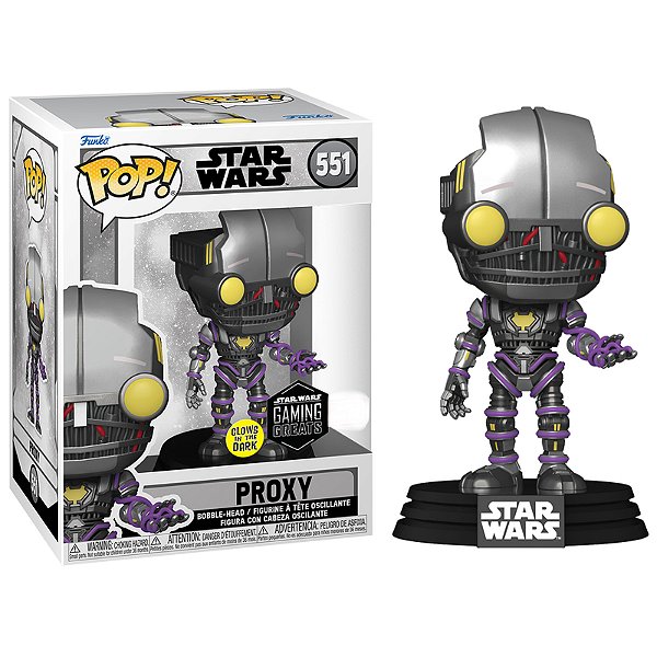 Funko Pop! Television Star Wars Proxy 551 Exclusivo Glow
