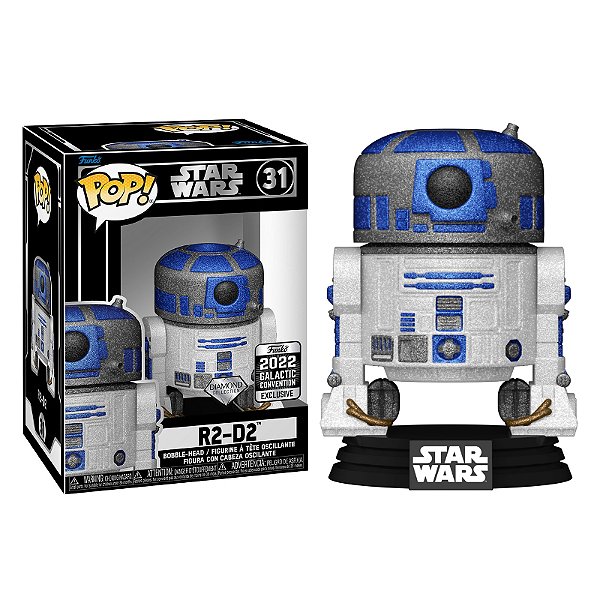 Funko Pop! Television Star Wars R2-D2 31 Exclusivo Diamond