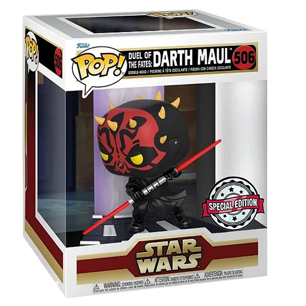 Funko Pop! Television Star Wars Duel of Fates Darth Maul 506 Exclusivo