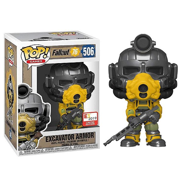 Funko Pop! Games Fallout Excavator Armor 506 Exclusivo