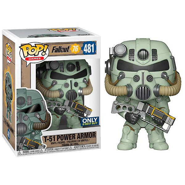 Funko Pop! Games Fallout T-51 Power Armor 481 Exclusivo