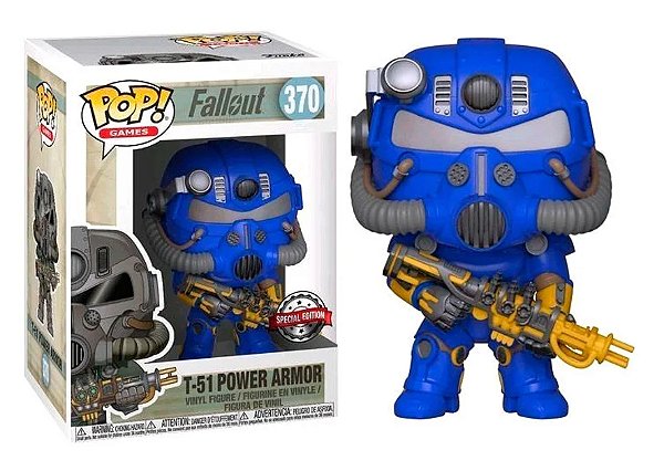 Funko Pop! Games Fallout T-51 Power Armor 370 Exclusivo