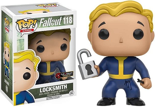 Funko Pop! Games Fallout Locksmith 118 Exclusivo