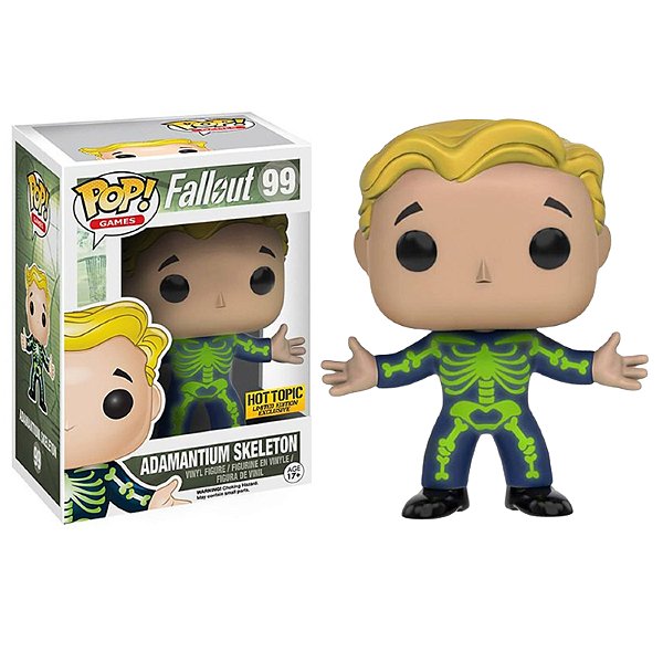 Funko PoP! Games Fallout Adamantium Skeleton 99 Exclusivo