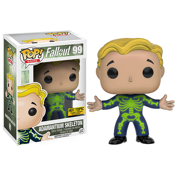Funko PoP! Games Fallout Adamantium Skeleton 99 Exclusivo