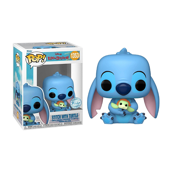 Funko Pop! Disney Lilo & Stitch With Turtle 1353 Exclusivo