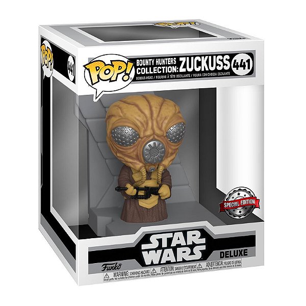 Funko Pop! Television Star Wars Bounty Hunters Collection Zuckuss 441 Exclusivo