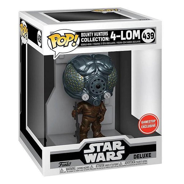 Funko Pop! Television Star Wars Bounty Hunters Collection 4-LOM 439 Exclusivo