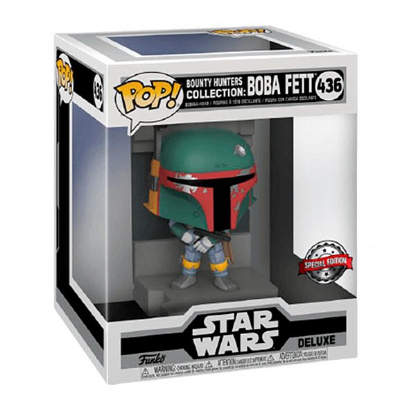 Funko Pop! Television Star Wars Bounty Hunters Collection Boba Fett 436 Exclusivo
