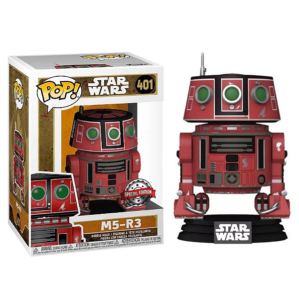 Funko Pop! Television Star Wars M5-R3 401 Exclusivo