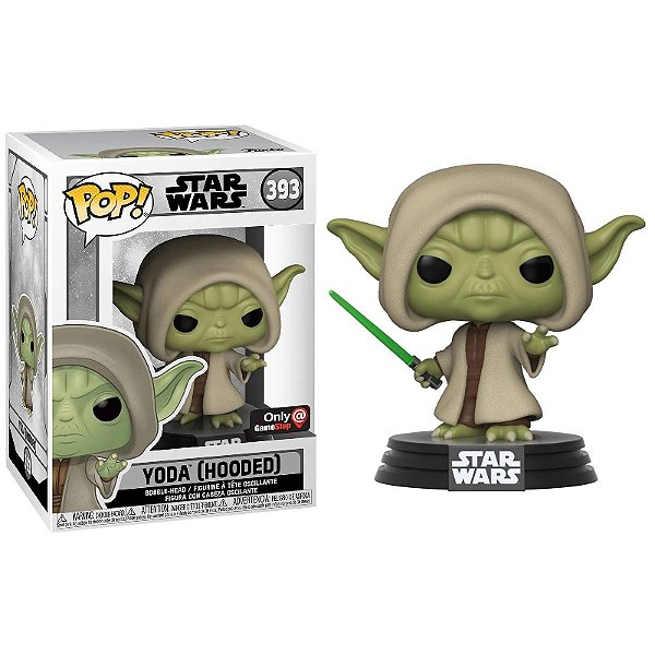 Funko Pop! Television Star Wars Yoda (Hooded) 393 Exclusivo