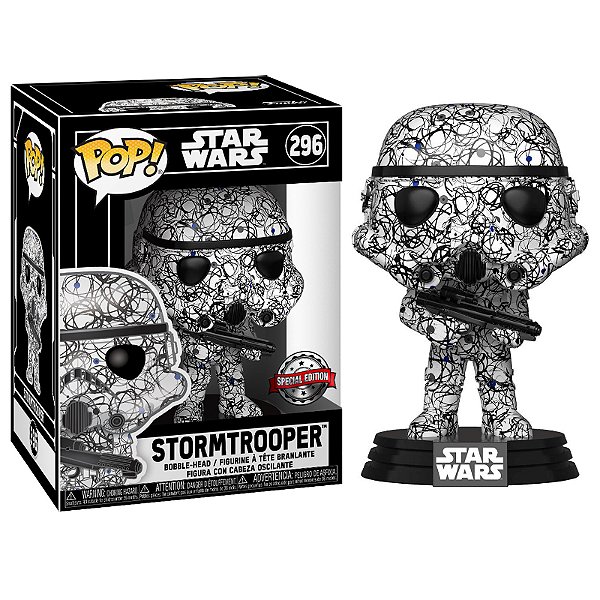 Funko Pop! Television Art Series Star Wars Stormtrooper 296 Exclusivo