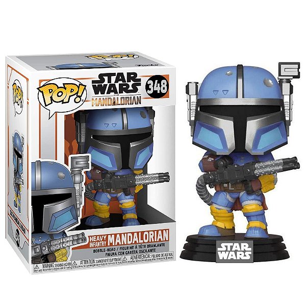 Funko Pop! Television Star Wars Heavy Infantry Mandalorian 348