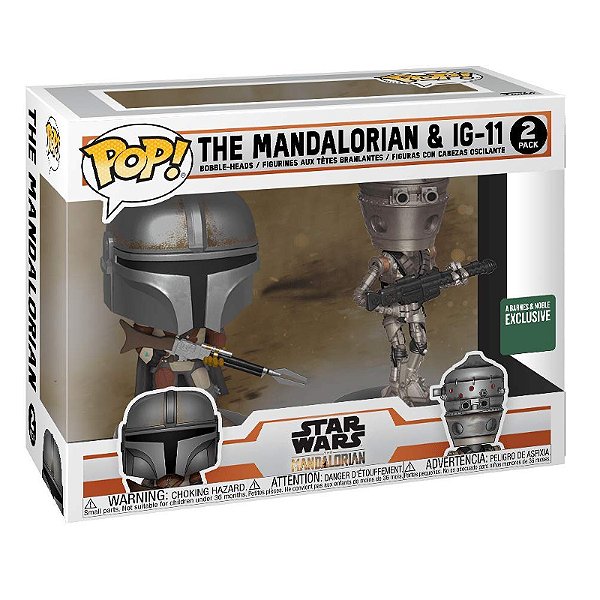Funko Pop! Television Star Wars The Mandalorian & IG-11 2 Pack Exclusivo