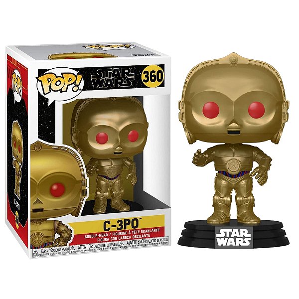 Funko Pop! Television Star Wars C-3PO 360 Exclusivo Original - Moça do Pop  - Funko Pop é aqui!