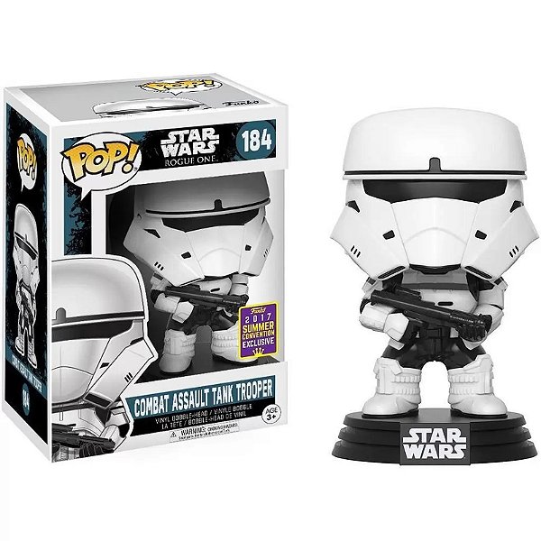 Funko Pop! Television Star Wars Combat Assault Tank Trooper 184 Exclusivo
