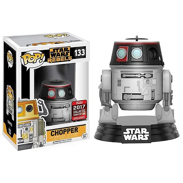 Funko Pop! Television Star Wars Rebels Chopper 133 Exclusivo