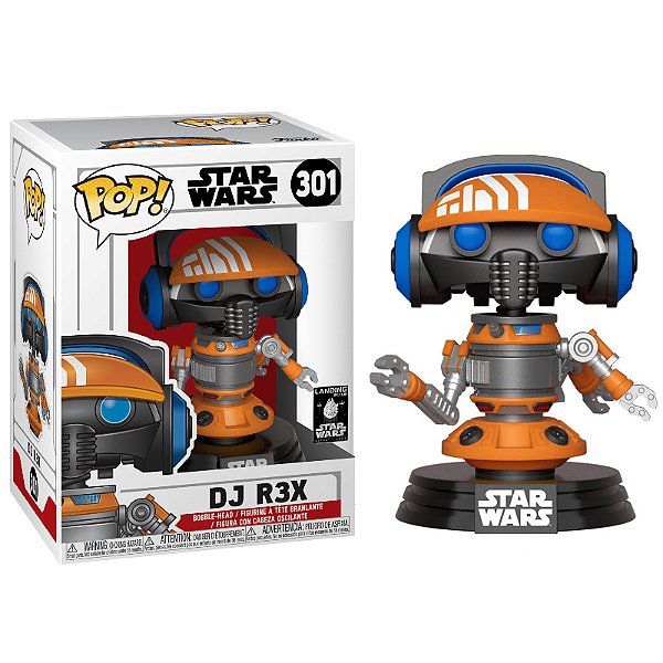 Funko Pop! Television Star Wars DJ R3X 301 Exclusivo