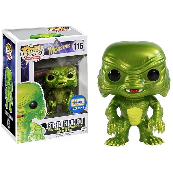 Funko Pop! Filme Monsters Creature From The Black Lagoon 116 Exclusivo Metallic
