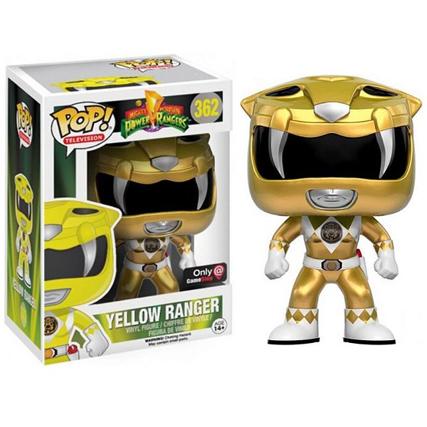Funko Pop! Television Power Rangers Yellow Ranger 362 Exclusivo Metallic