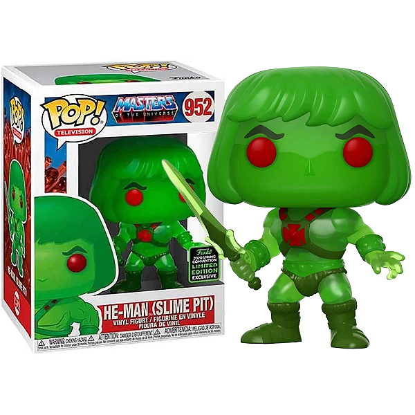 Funko Pop! Television Mestres Do Universo He-Man Slime Pit 952 Exclusivo