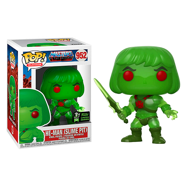Funko Pop! Television Mestres Do Universo He-Man Slime Pit 952 Exclusivo