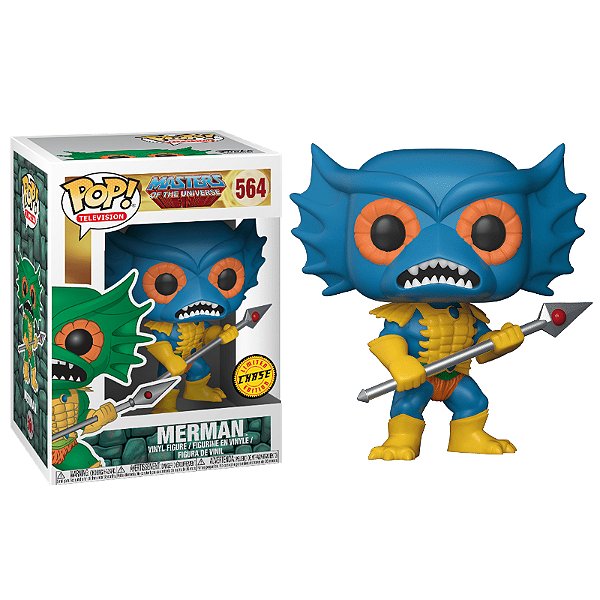 Funko Pop! Television Masters Of The Universe Merman 564 Exclusivo Chase