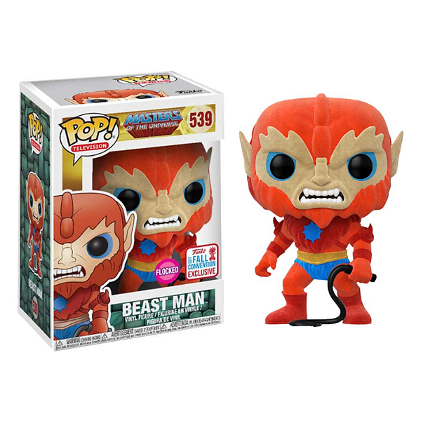 Funko Pop! Television Mestres Do Universo Beast Man 539 Exclusivo Flocked