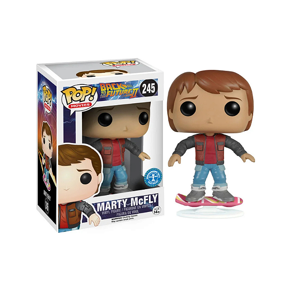 Funko Pop! Filme De Volta Para o Futuro Marty McFly 245 Exclusivo