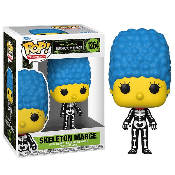 Funko Pop! Television The Simpsons Treehouse Of Horror Skeleton Marge 1264