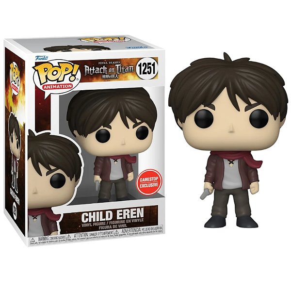 Funko Pop! Animation Attack On Titan Child Eren 1251 Exclusivo
