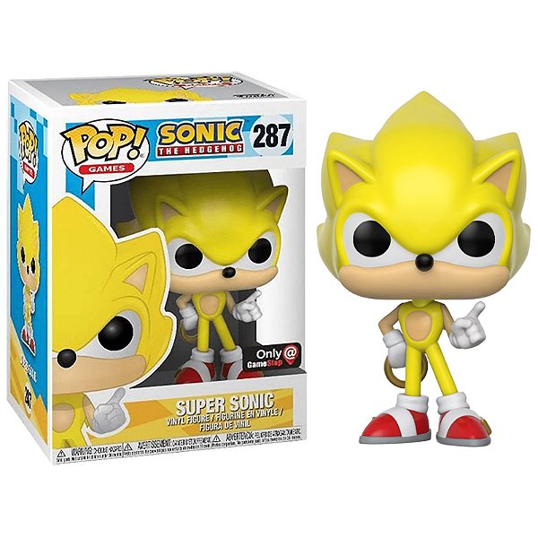Funko Pop! Games Sonic The Hedgehog Super Sonic 287 Exclusivo