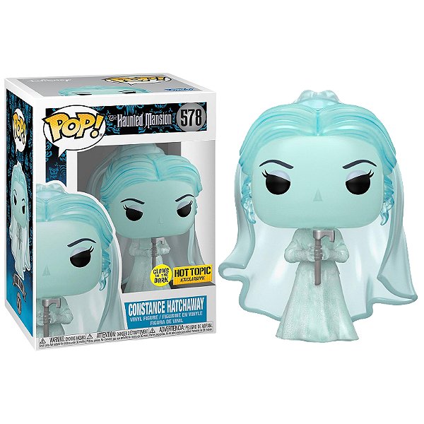 Funko Pop! Filme Disney Mansão Mal-Assombrada The Haunted Mansion Constance Hatchaway 578 Exclusivo Glow