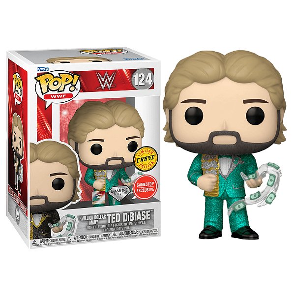 Funko Pop! WWE Million Dollar Man Ted Dibiase 124 Exclusivo Diamond Chase