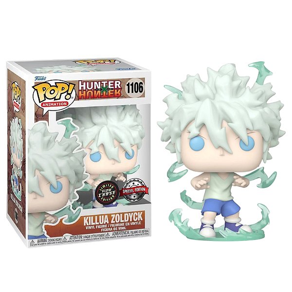 Funko Pop! Animation Hunter X Hunter Killua Zoldyck 1106 Exclusivo Glow Chase