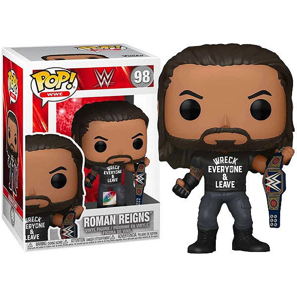 Funko Pop! WWE Roman Reigns 98 Exclusivo