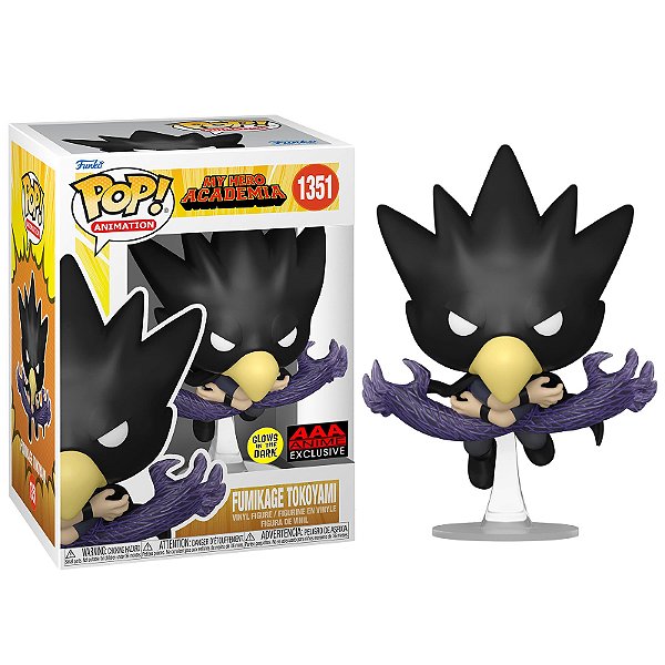 Funko Pop! Animation My Hero Academia Fumikage Tokoyami 1351 Exclusivo Glow