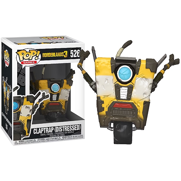 Funko Pop! Games Borderlands 3 Claptrap Distressed 526