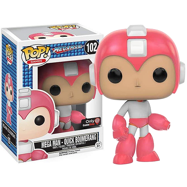 Funko Pop! Games Mega Man Quick Boomerang 102 Exclusivo