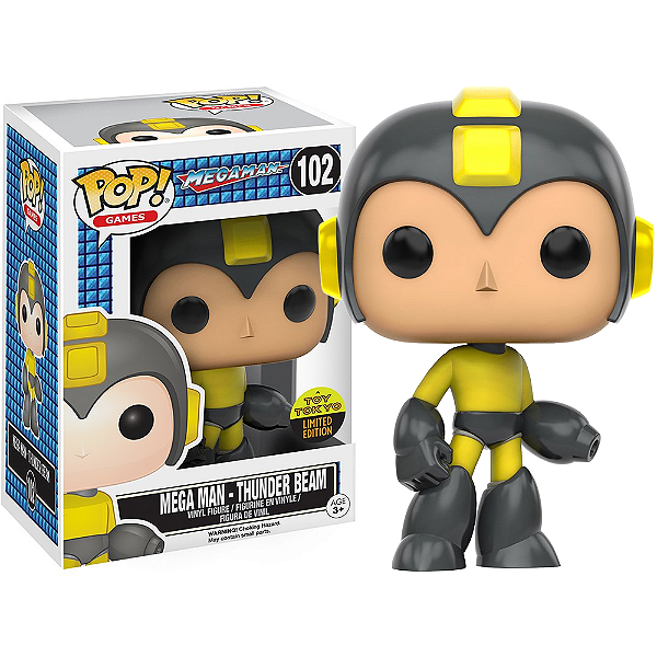 Funko Pop! Games Mega Man Thunder Beam 102 Exclusivo