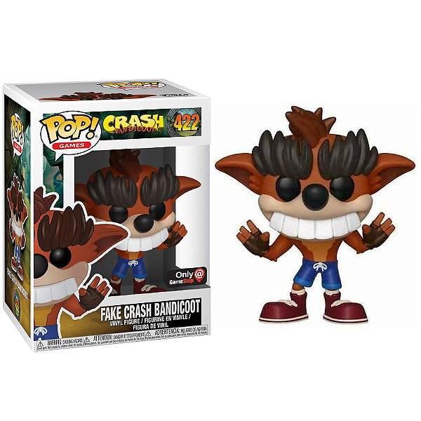 Funko Pop! Games Crash Bandicoot Fake Crash Bandicoot 422 Exclusivo