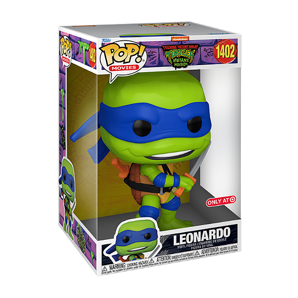 Funko Pop! Filme As Tartarugas Ninjas Caos Mutante Ninja Turtles Leonardo 1402 Exclusivo 10 Polegadas