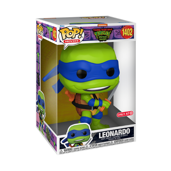 Funko Pop! Filme As Tartarugas Ninja Caos Mutante Ninja Turtles Leonardo 1402 Exclusivo