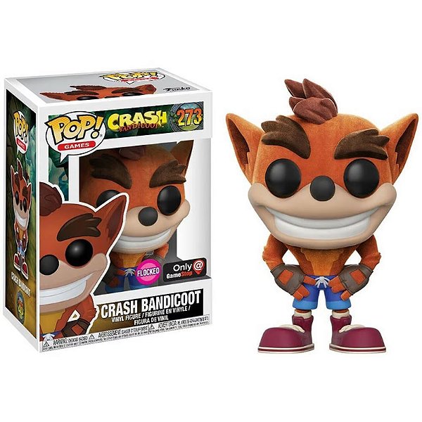 Funko Pop! Games Crash Bandicoot 273 Exclusivo Flocked