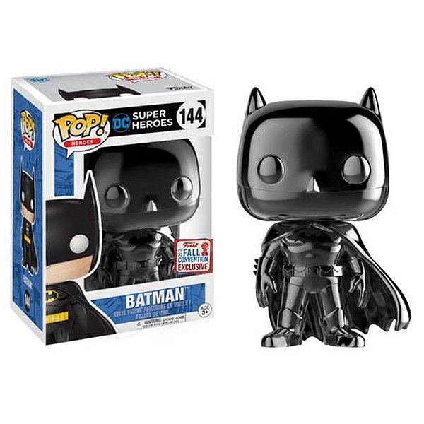 Funko Pop! DC Comics Batman 144 Exclusivo Black Chrome