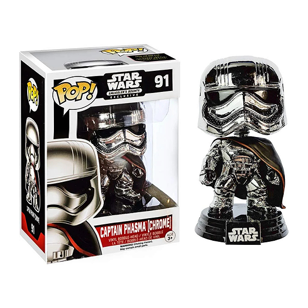 Funko Pop! Television Star Wars Captain Phasma Chrome 91